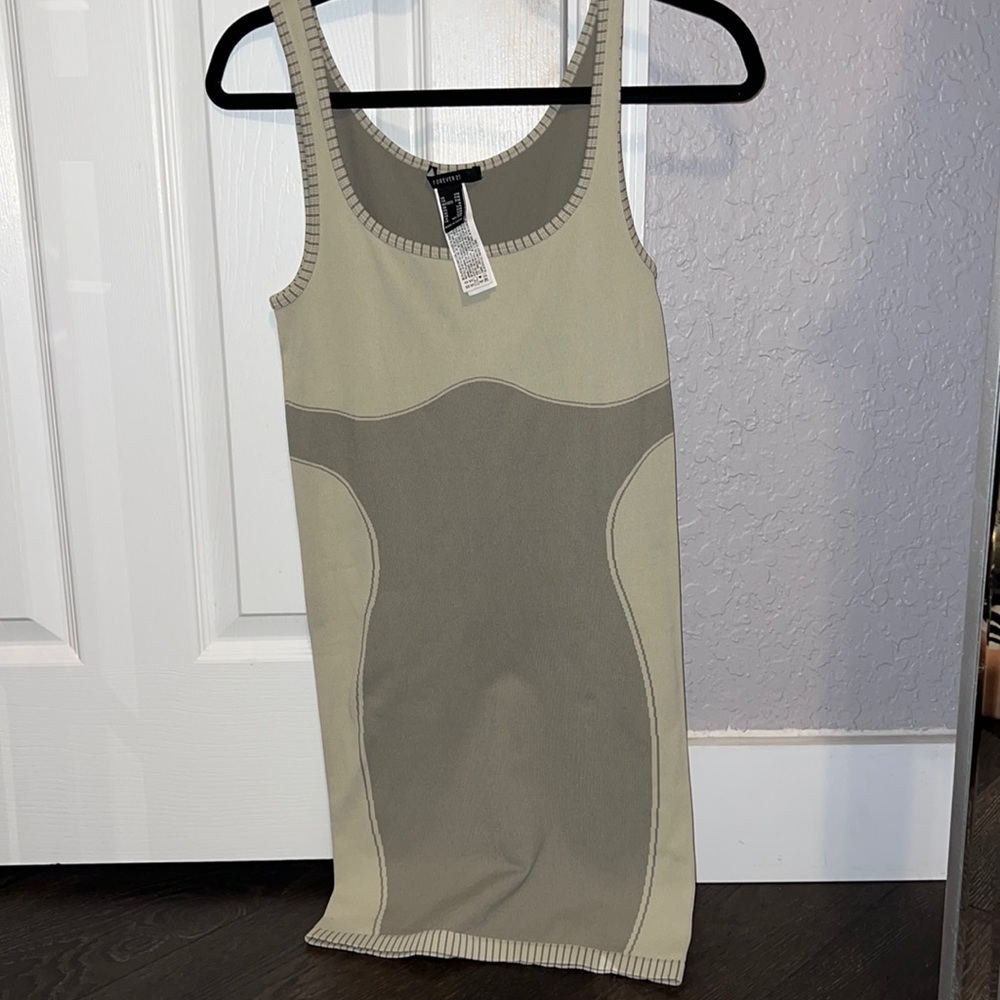 NWOTS Forever 21 Seamless Grey Colorblock Dress Size Small/Medium